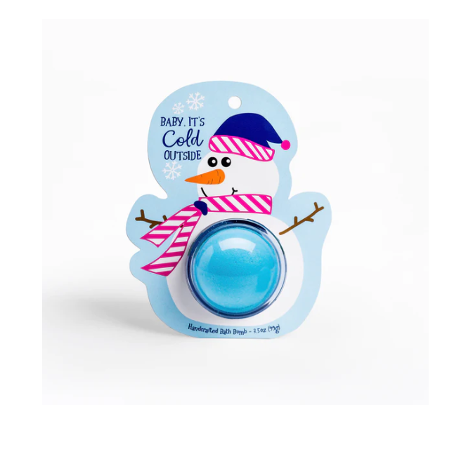 Snowman Bath Bomb Gifts Cait and Co.