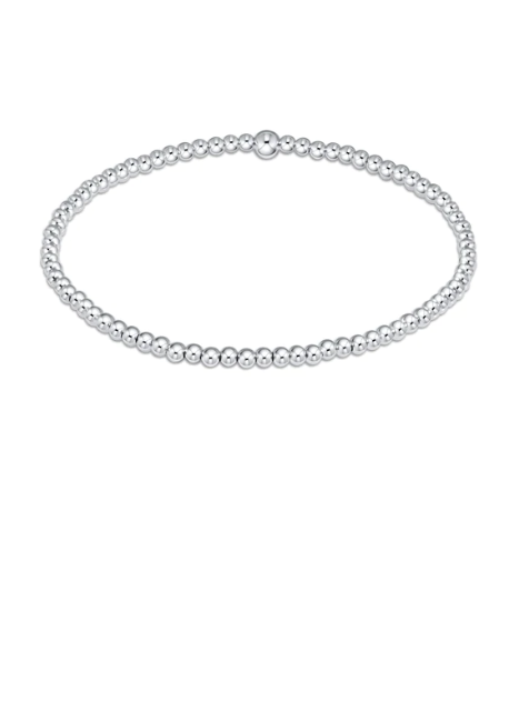 Classic Sterling 2.5mm Bead Bracelet Women's Jewelry enewton