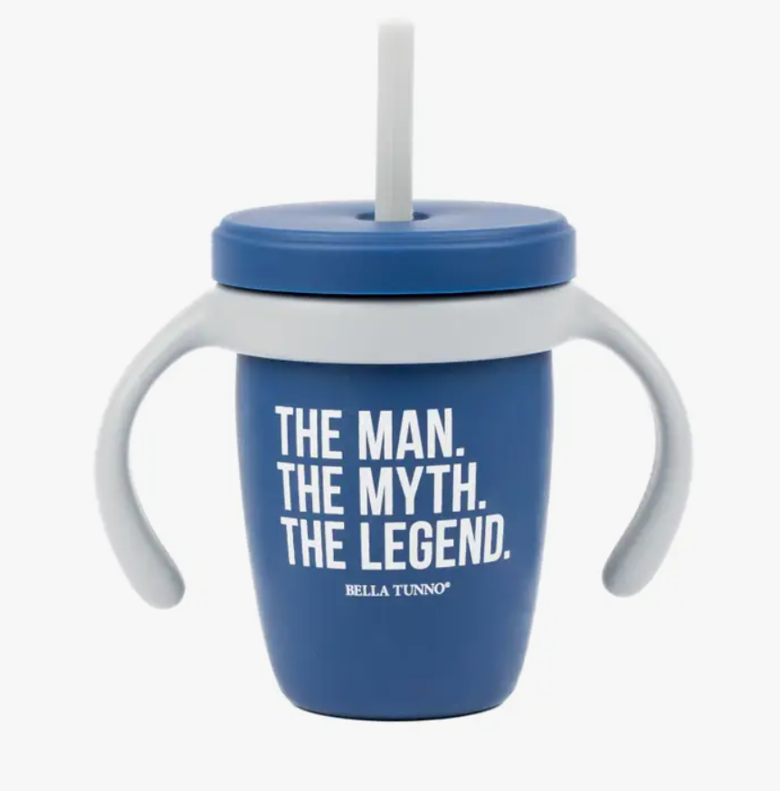 The Man Lid & Straw Set Baby Accessories Bella Tunno