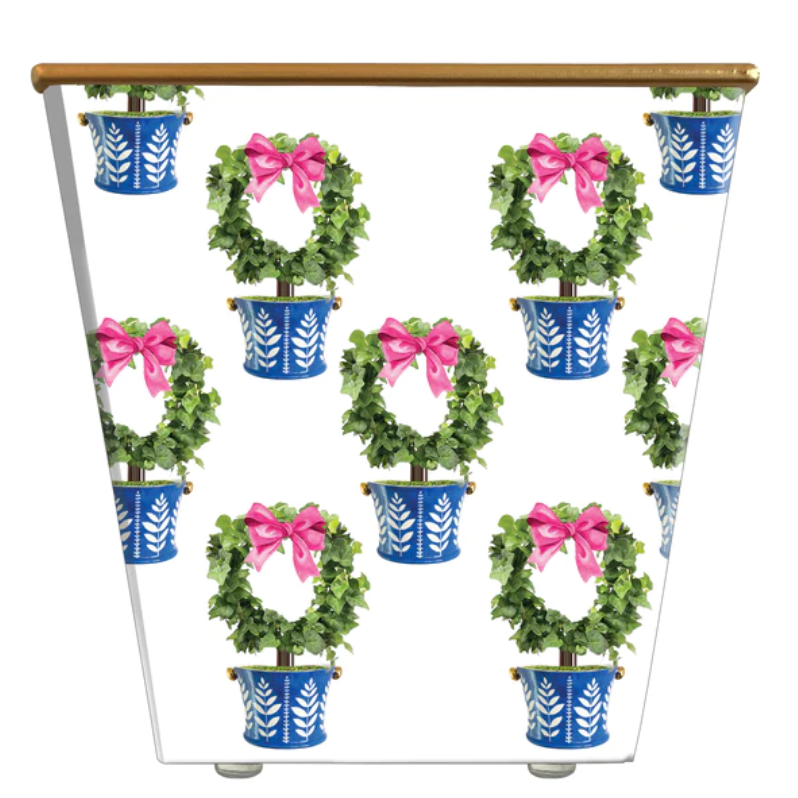 WH Hostess Topiary Circle Tree Cachepot Candle Gifts Hedge Farm