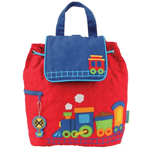Small Quilted Backpack Kids Backpacks + Bags Stephen Joseph Train  