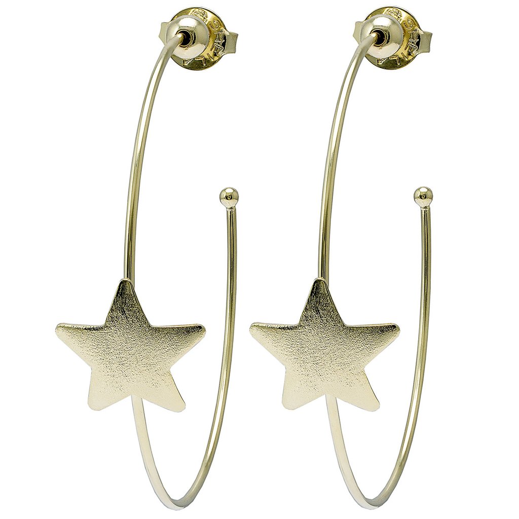 Ursa Hoops - 18k Gold Plated Women's Jewelry Sheila Fajl
