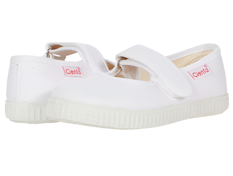 Girl Mary Jane - White Shoes Cienta