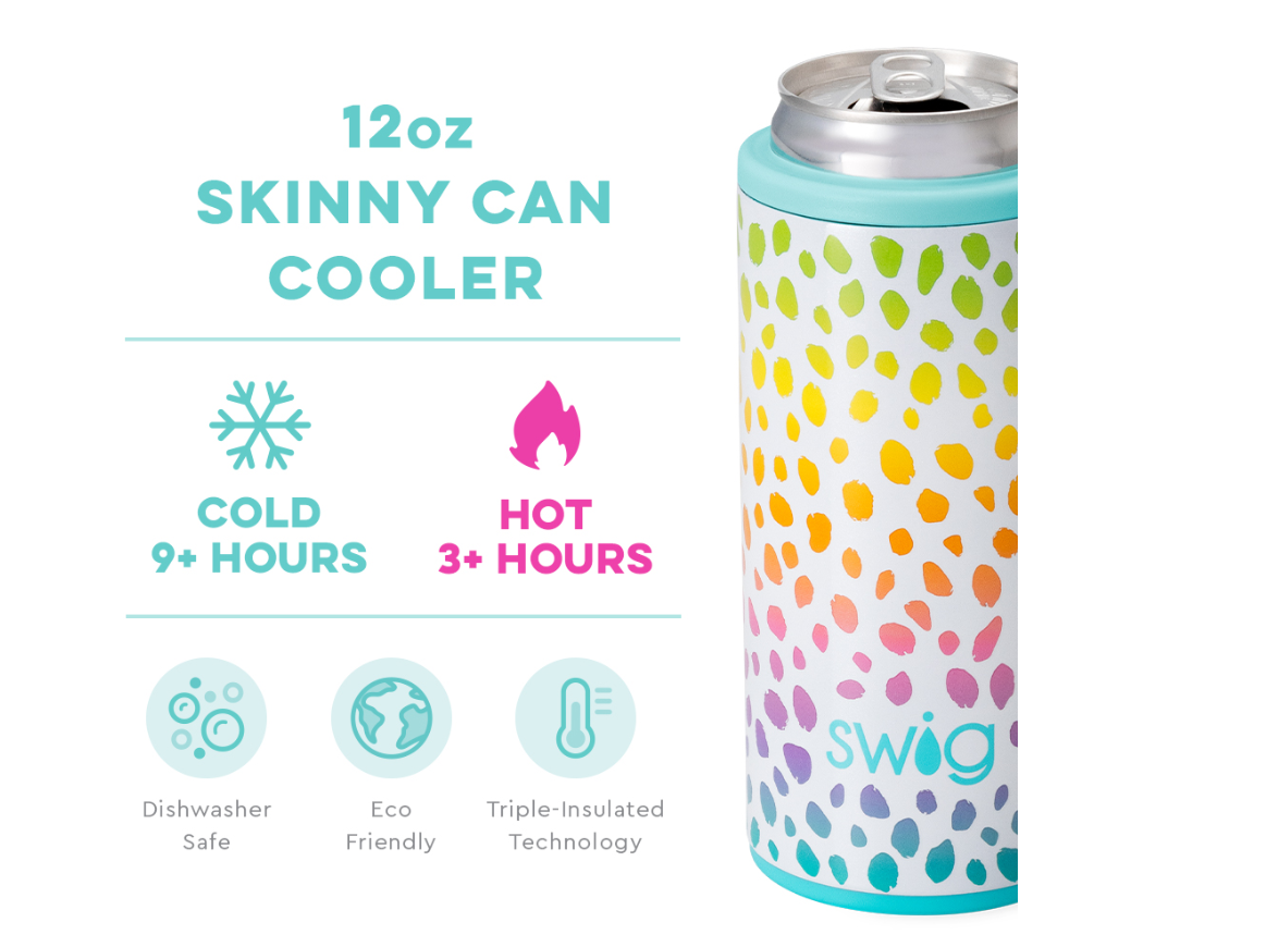 12 oz Skinny Can Cooler - Wild Child Gifts Swig