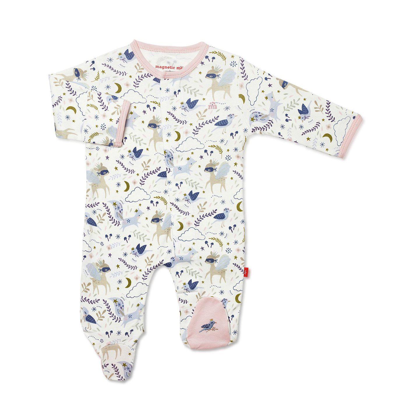 Wonderland Organic Cotton Magnetic Footie Clothing Magnetic Me