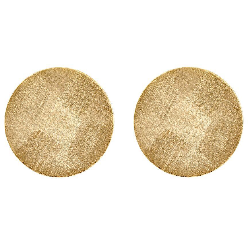 Gold Plated Alan Stud Earrings Women's Jewelry Sheila Fajl