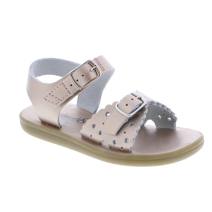 Ariel - Rose Gold Girls Shoes Footmates