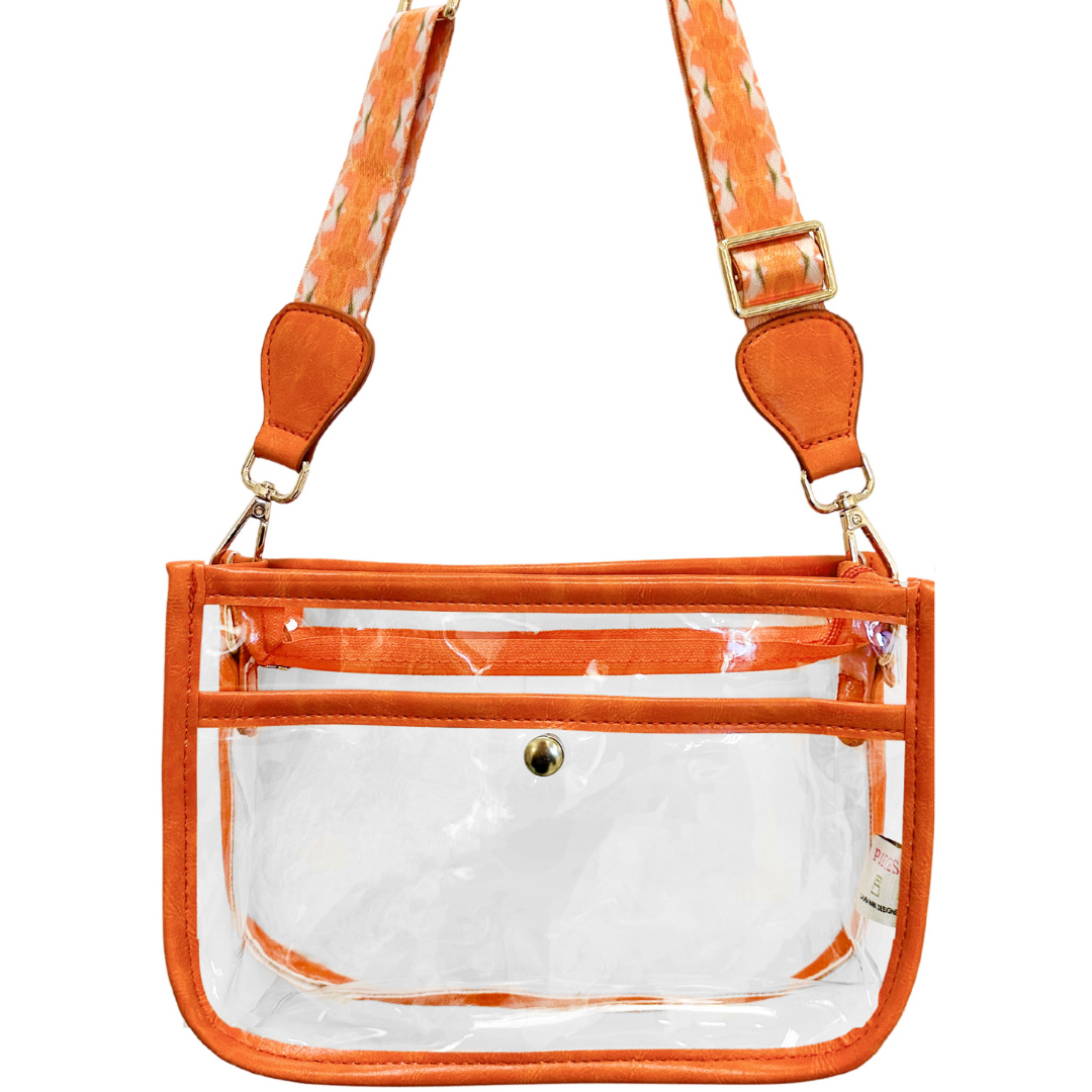 Pieces x Laura Park, Orange Blossom Stadium Bag Purses + Totes Laura Park Designs