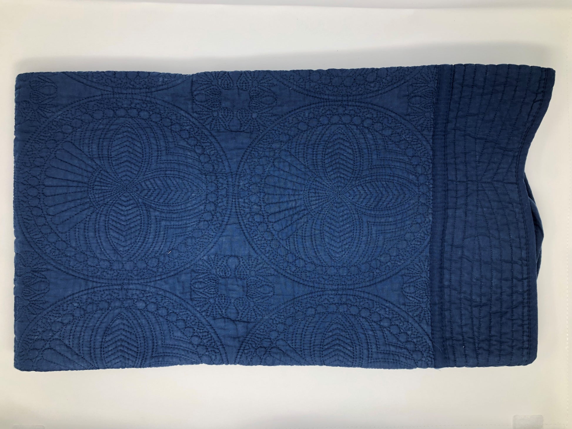 Baby Medallion Quilt Baby Accessories Oriental Products navy  