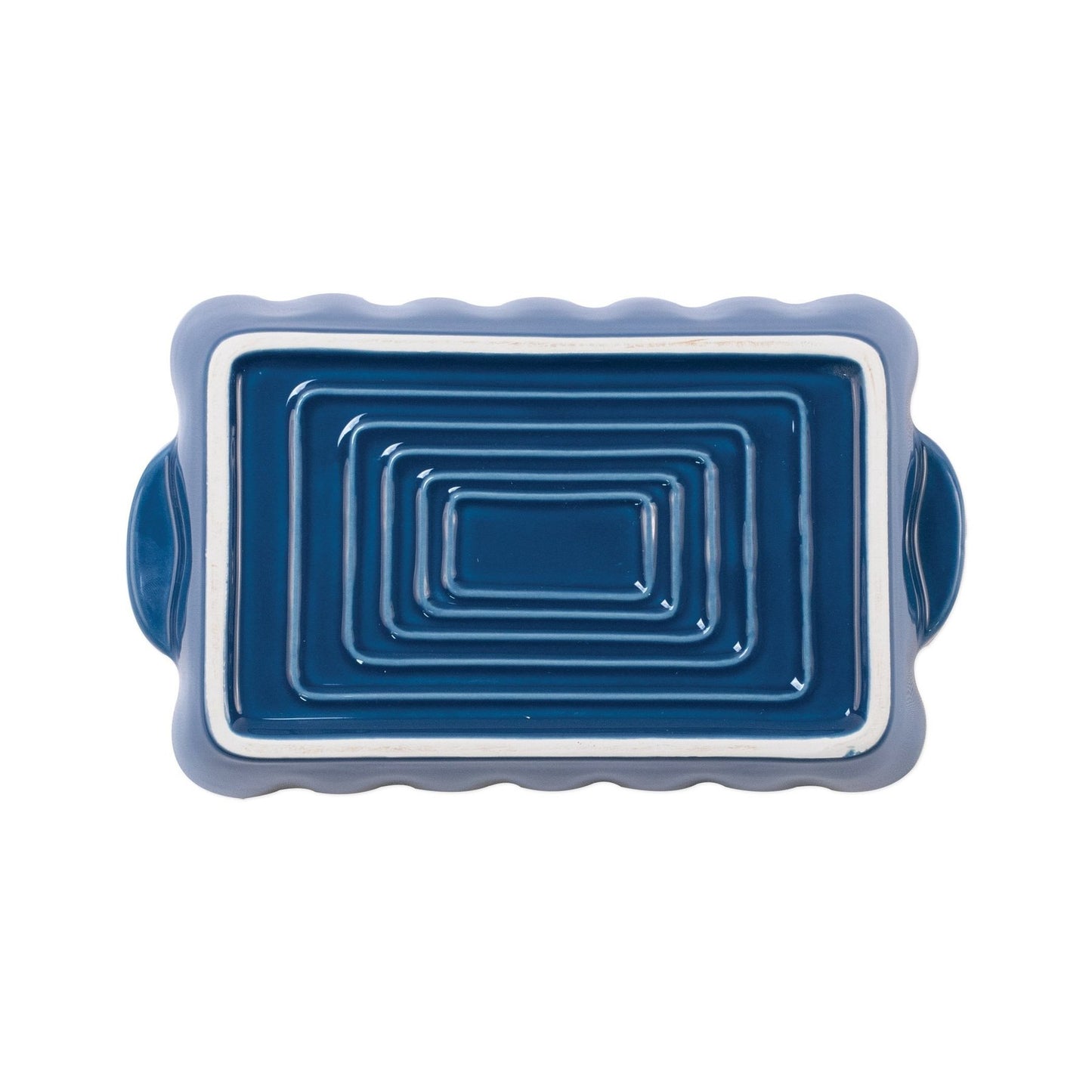 Italian Bakers Blue Small Rectangular Baker Home Decor Vietri