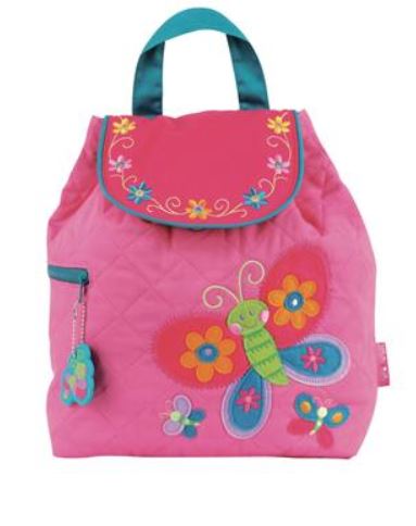 Small Quilted Backpack Kids Backpacks + Bags Stephen Joseph Butterfly  