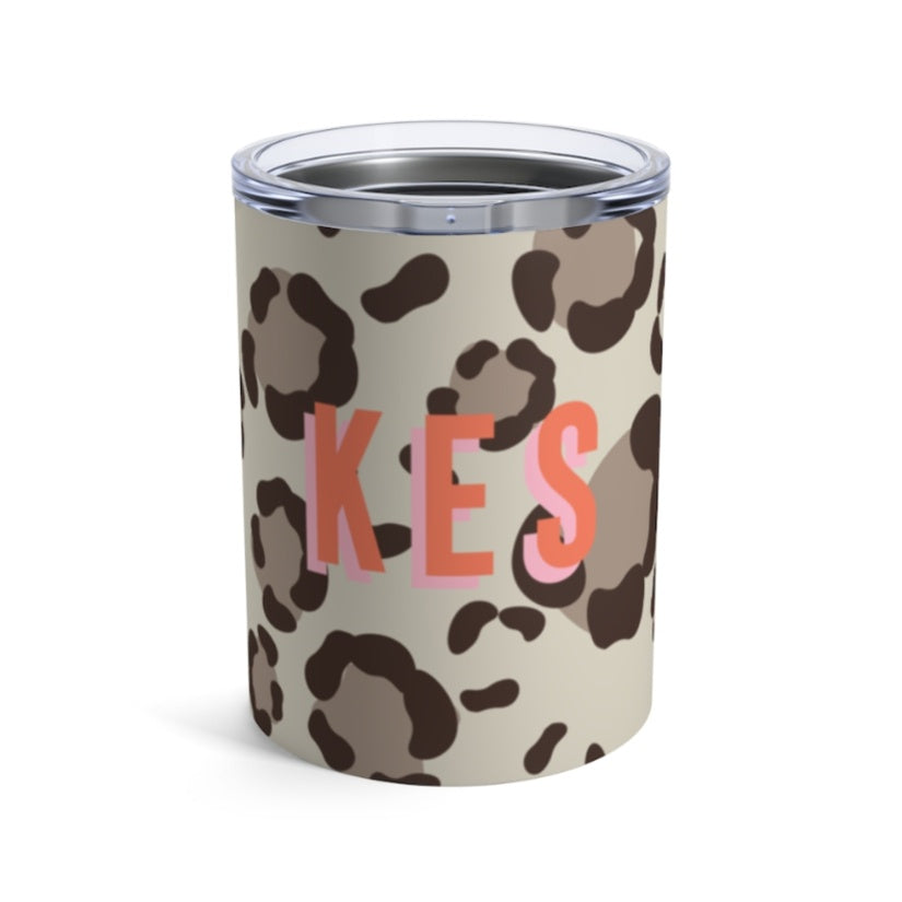 Small Tumbler - Spots Tan Gifts Clairebella