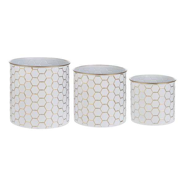 Honeycomb Planter 3 pc Set Home Decor Midwest-CBK