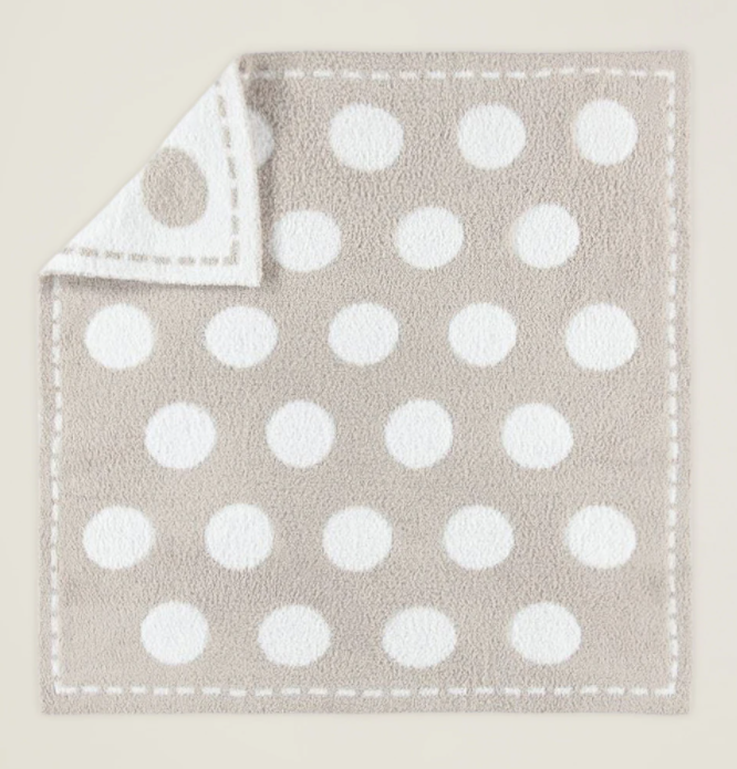 CozyChic Dream Receiving Blanket - Stone/White Gifts Barefoot Dreams