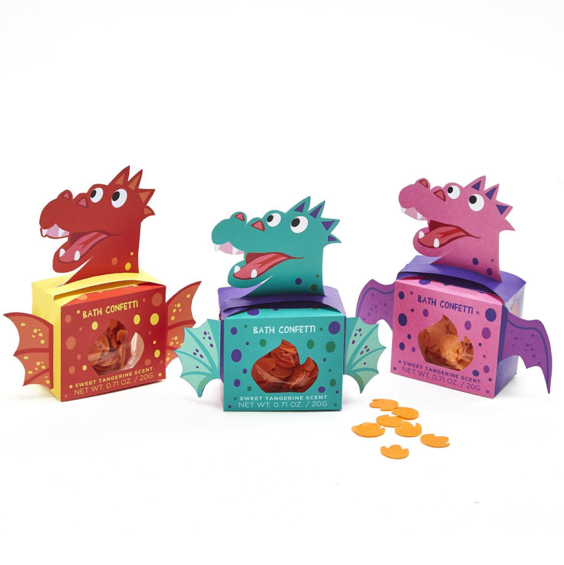 Dragon Bath Confetti Gifts Cupcakes & Cartwheels