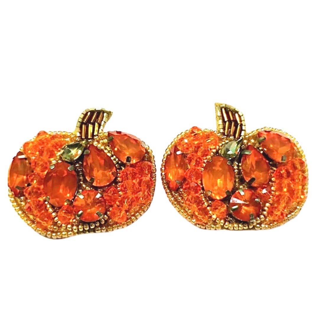 Pumpkin Earrings Women's Jewelry Allie Beads