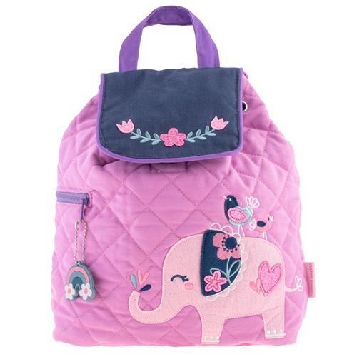 Elephant Quilted Backpack Accessories Stephen Joseph