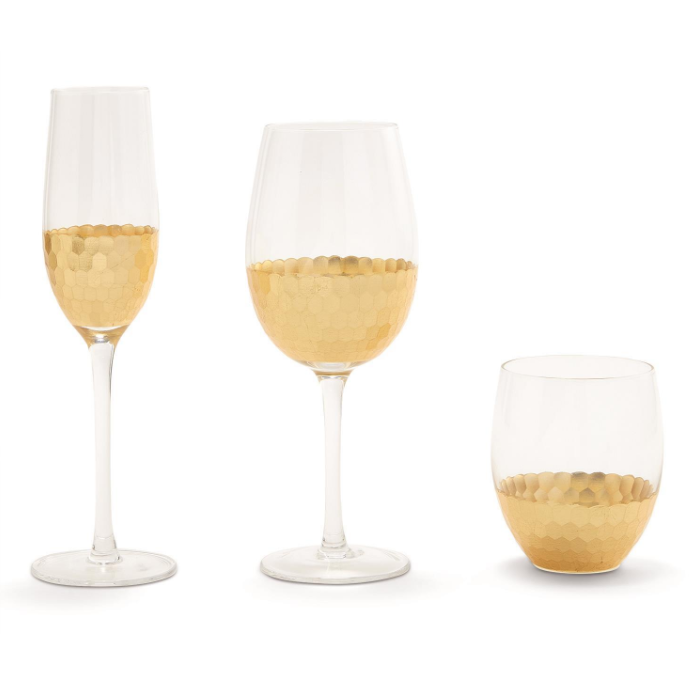 Gold Standard Champagne Flute 8oz Gifts Two's Company