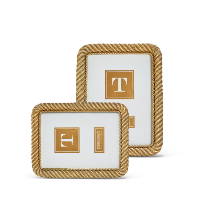 Gold Rope Frames Home Decor Two's Company