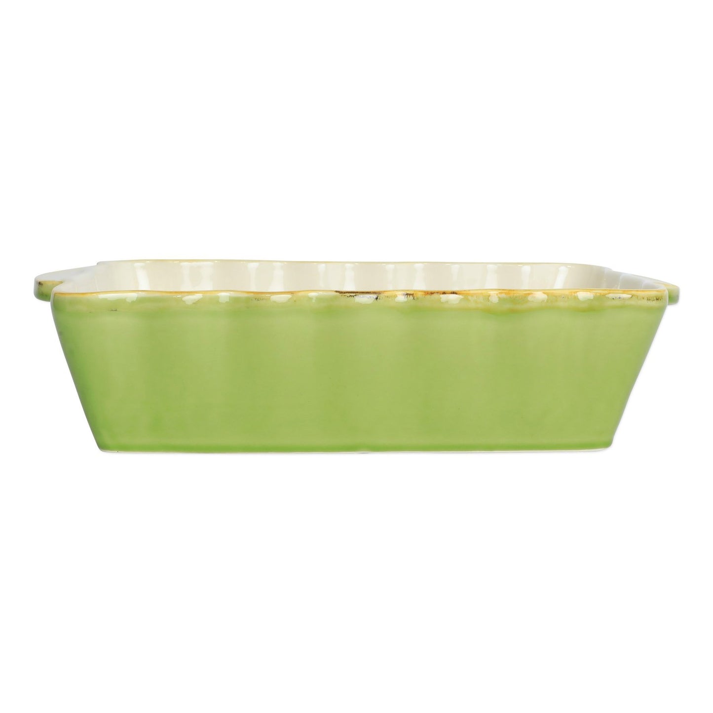 Italian Bakers Green Medium Rectangular Baker Home Decor Vietri