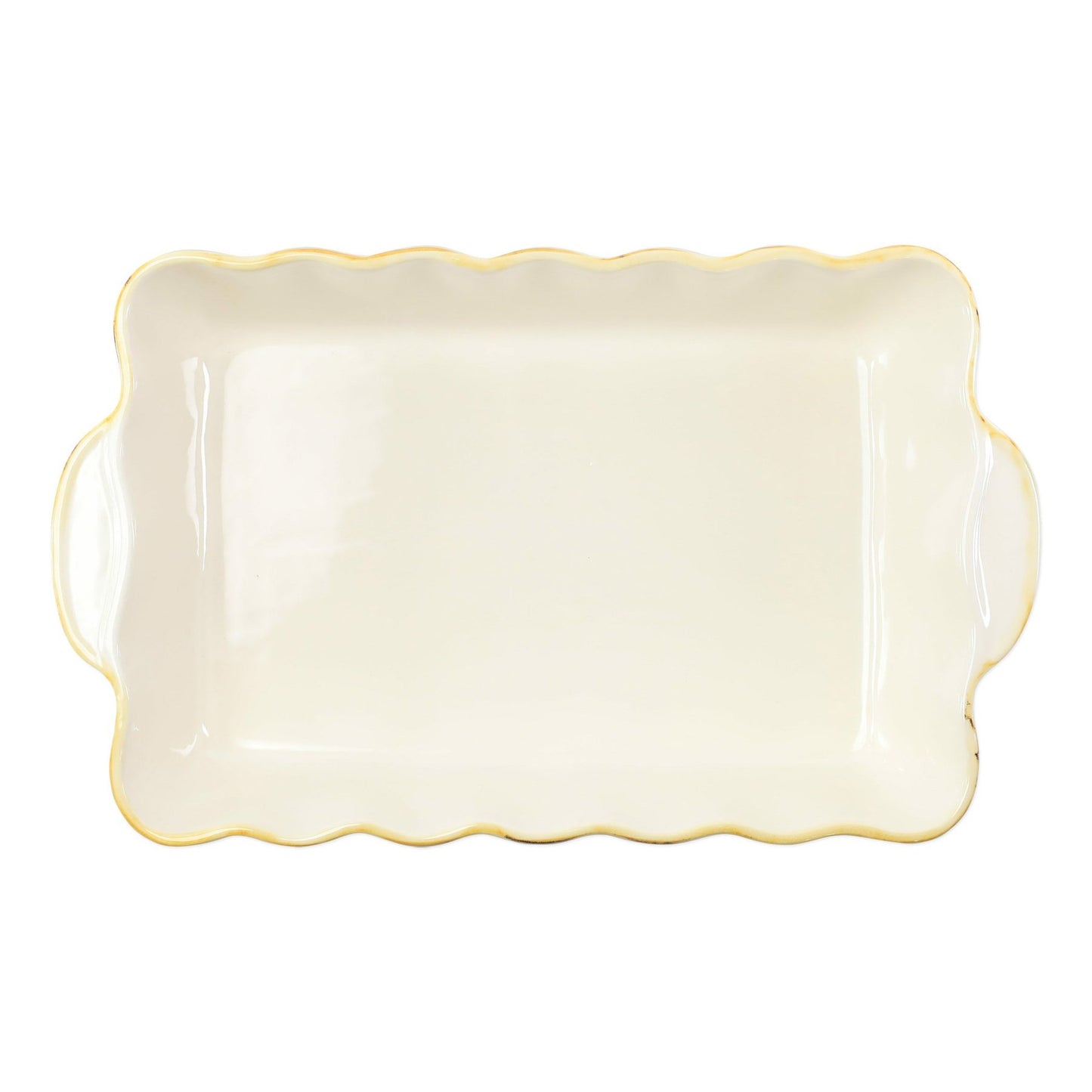 Italian Bakers Green Medium Rectangular Baker Home Decor Vietri