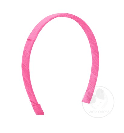 Grosgrain Add a Bow 1/2" Headband - Hot Pink Kids Hair Accessories Wee Ones