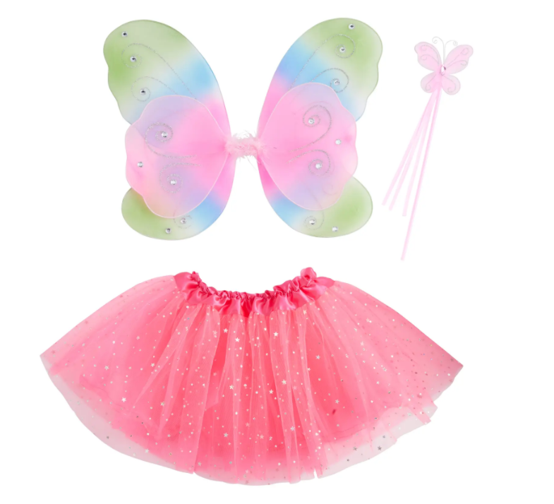 Hot Pink Fairy Dress Up Set Accessories Mudpie