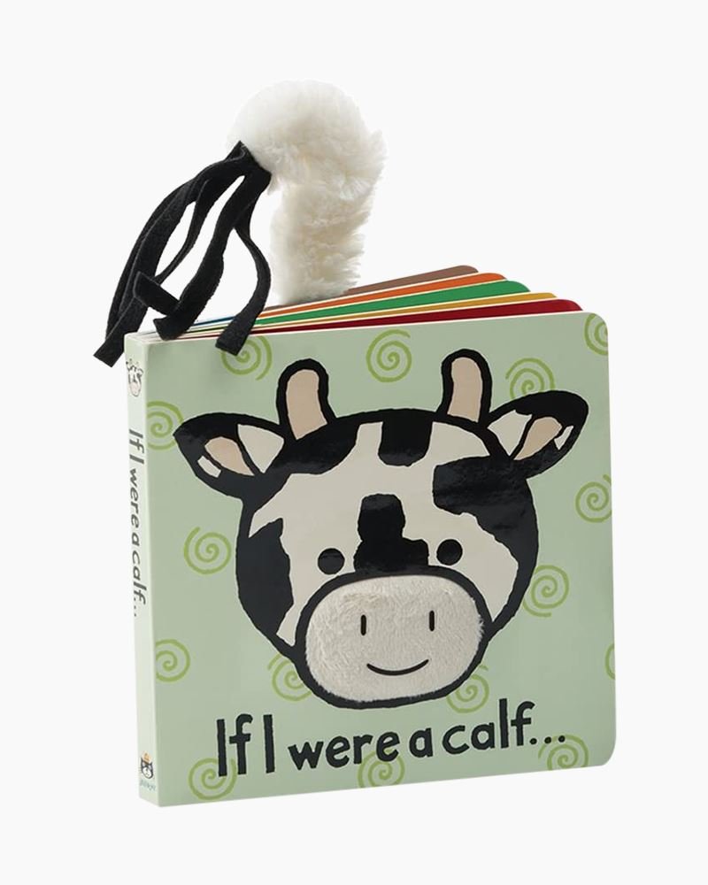 If I Were A Calf Board Book Plush Jellycat