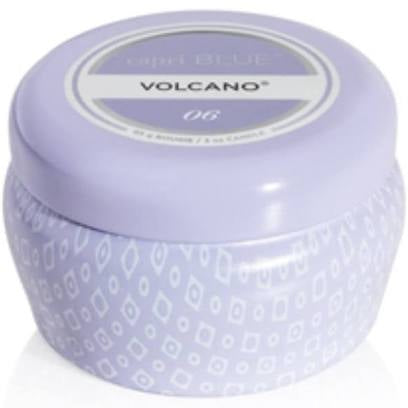 Volcano Lavender Mini Tin Candles Capri Blue   
