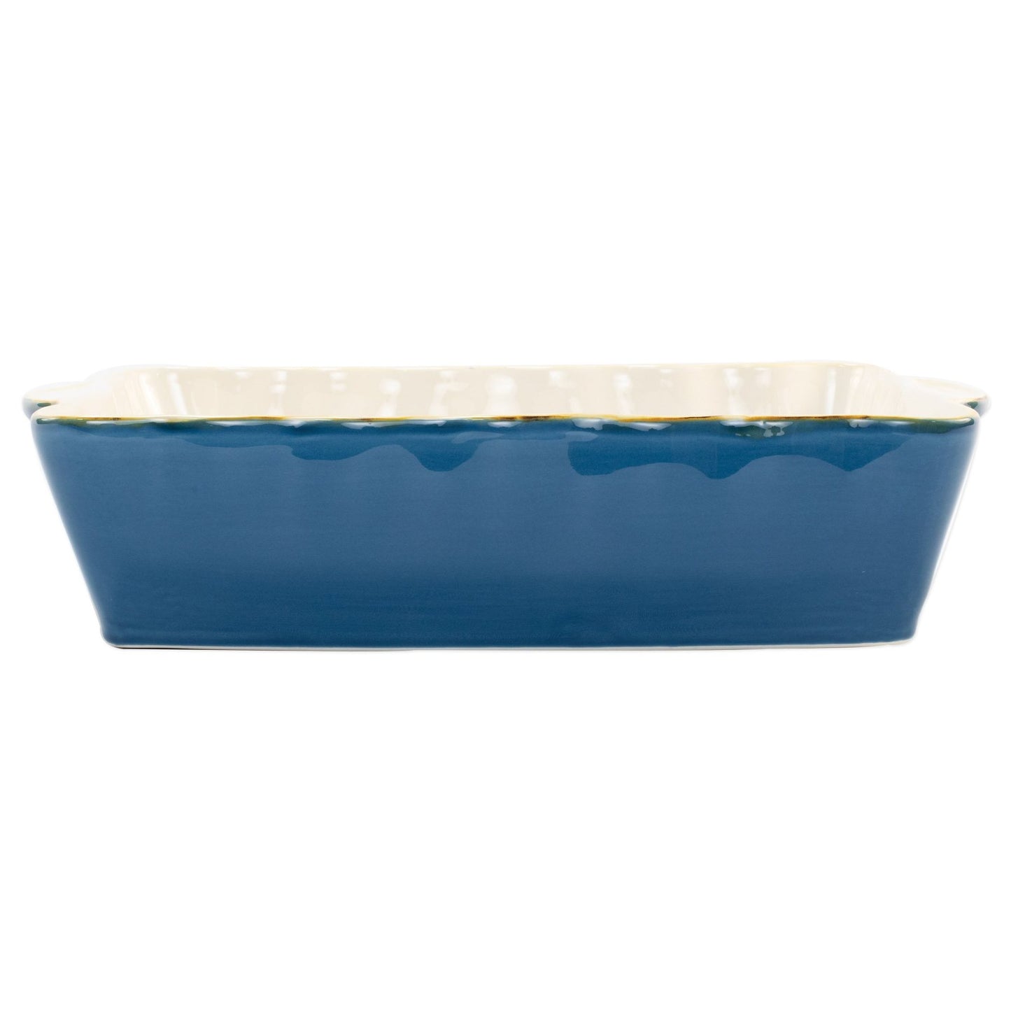 Italian Bakers Blue Large Rectangular Baker Home Decor Vietri