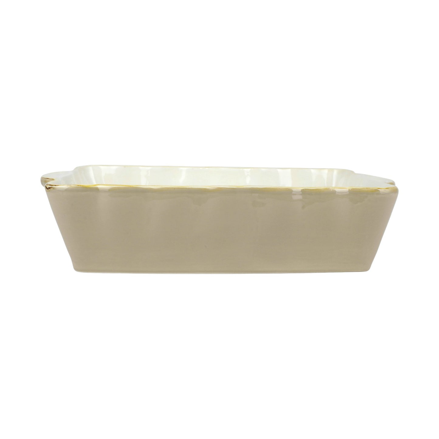 Italian Bakers Cappuccino Large Rectangular Baker Home Decor Vietri