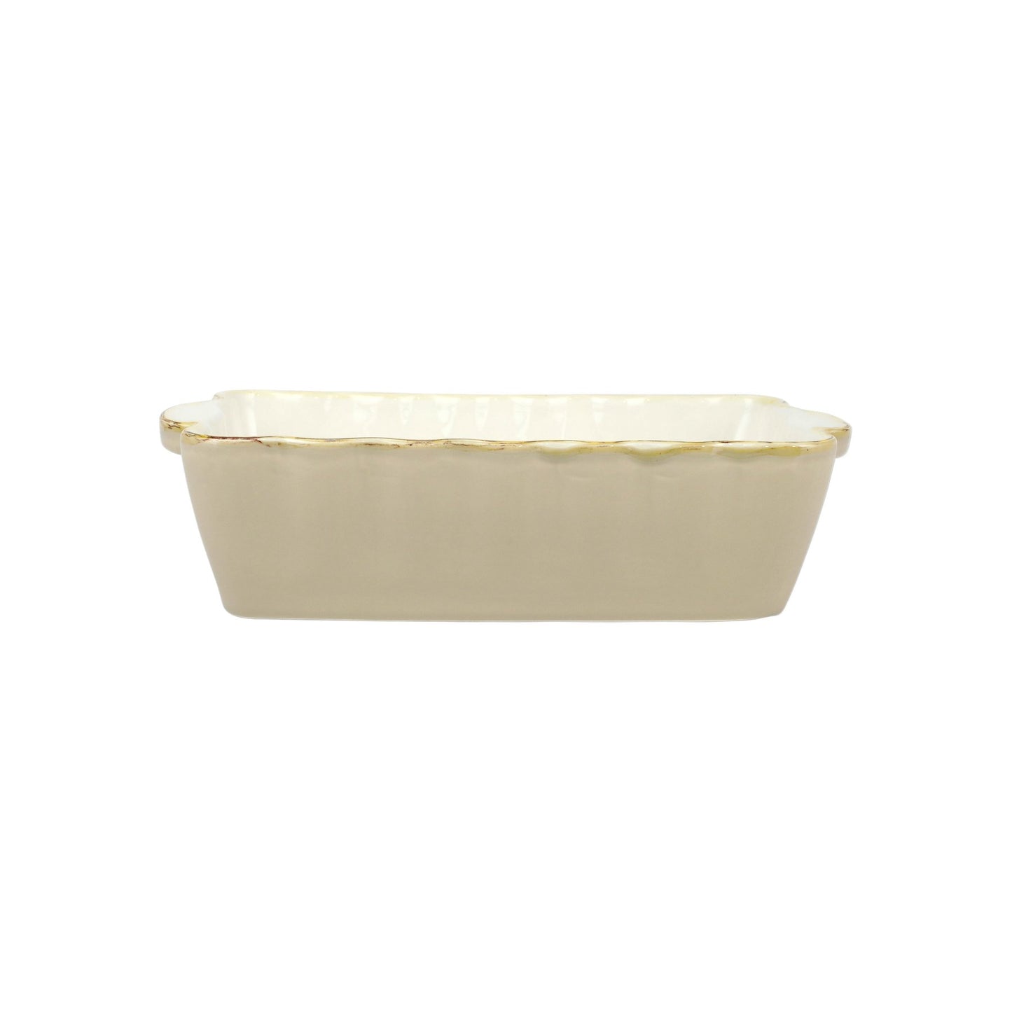 Italian Bakers Cappuccino Small Rectangular Baker Home Decor Vietri
