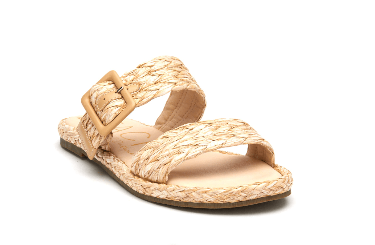 Key West Slide Sandal - Natural - Sugar Babies Children's Boutique/Meg's Shoppe