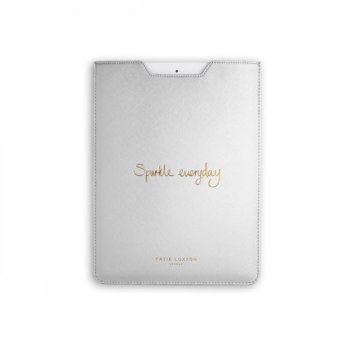 iPad Sleeve Sparkle Everyday - Metallic Silver Women's Accessories Katie Loxton