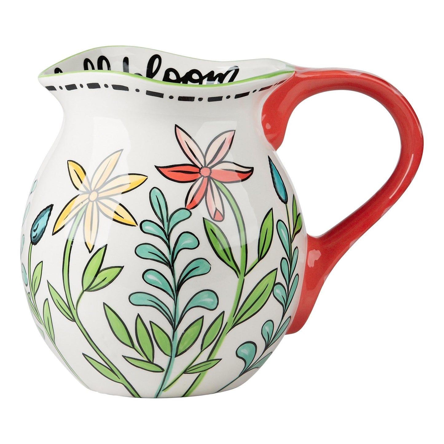 Life in Full Bloom Pitcher Home Decor Glory Haus