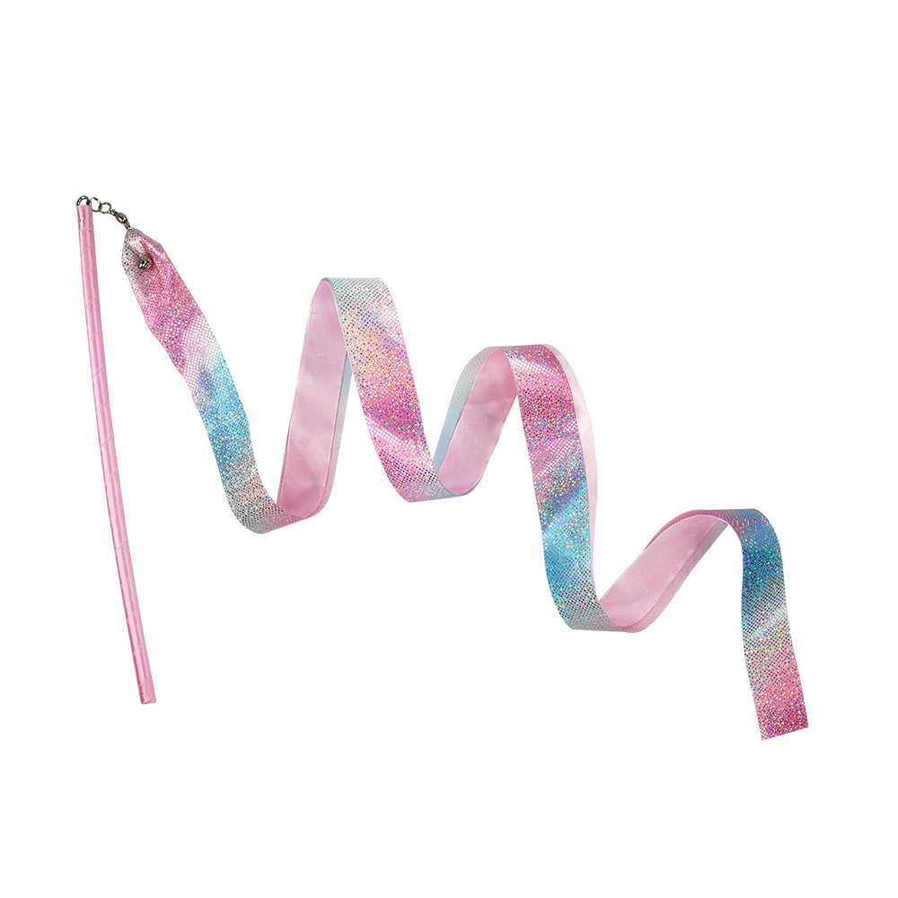 Pastel Rainbow Dance Ribbon Wand Gifts Pink Poppy Light Pink