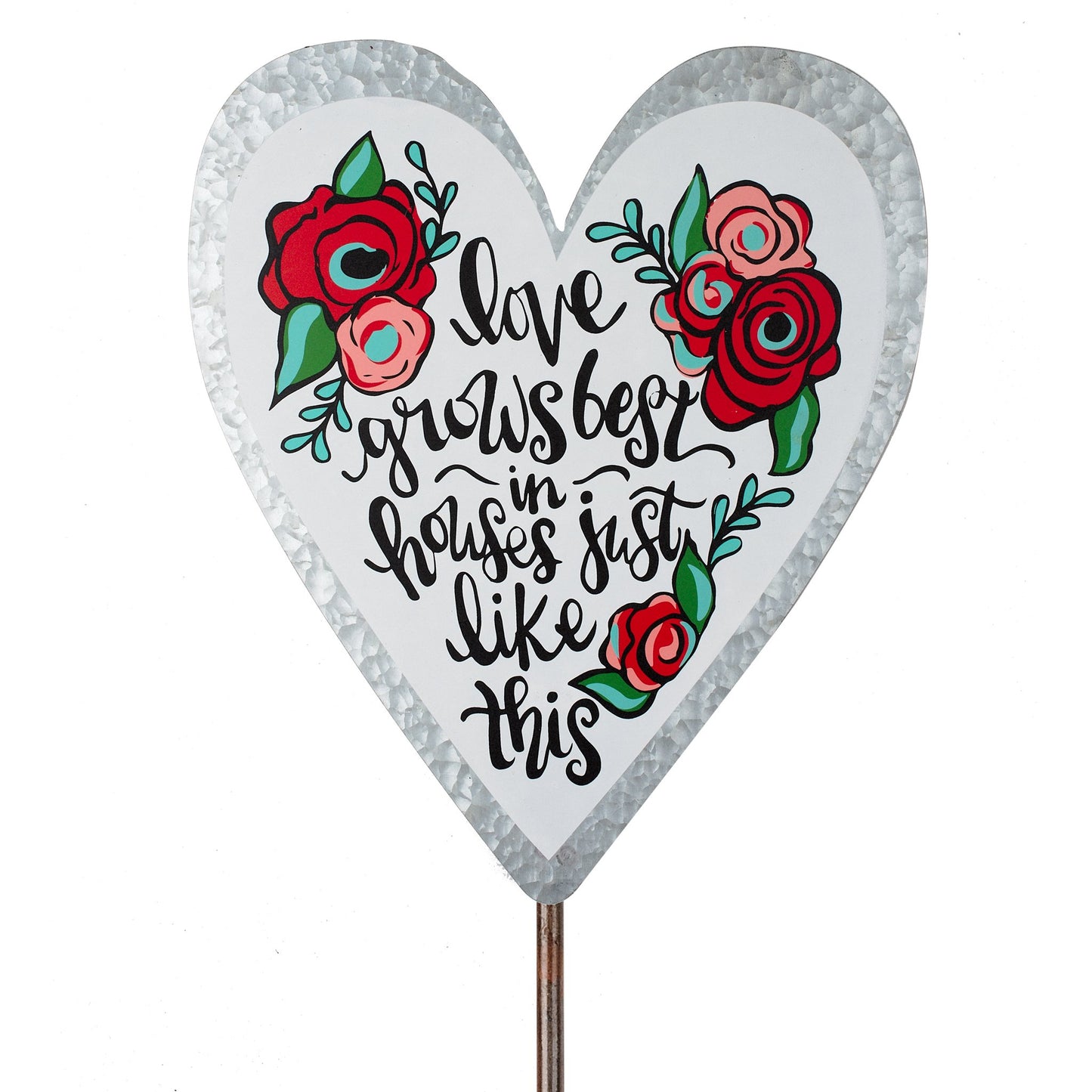Love Grows Garden Stake Home Decor Glory Haus