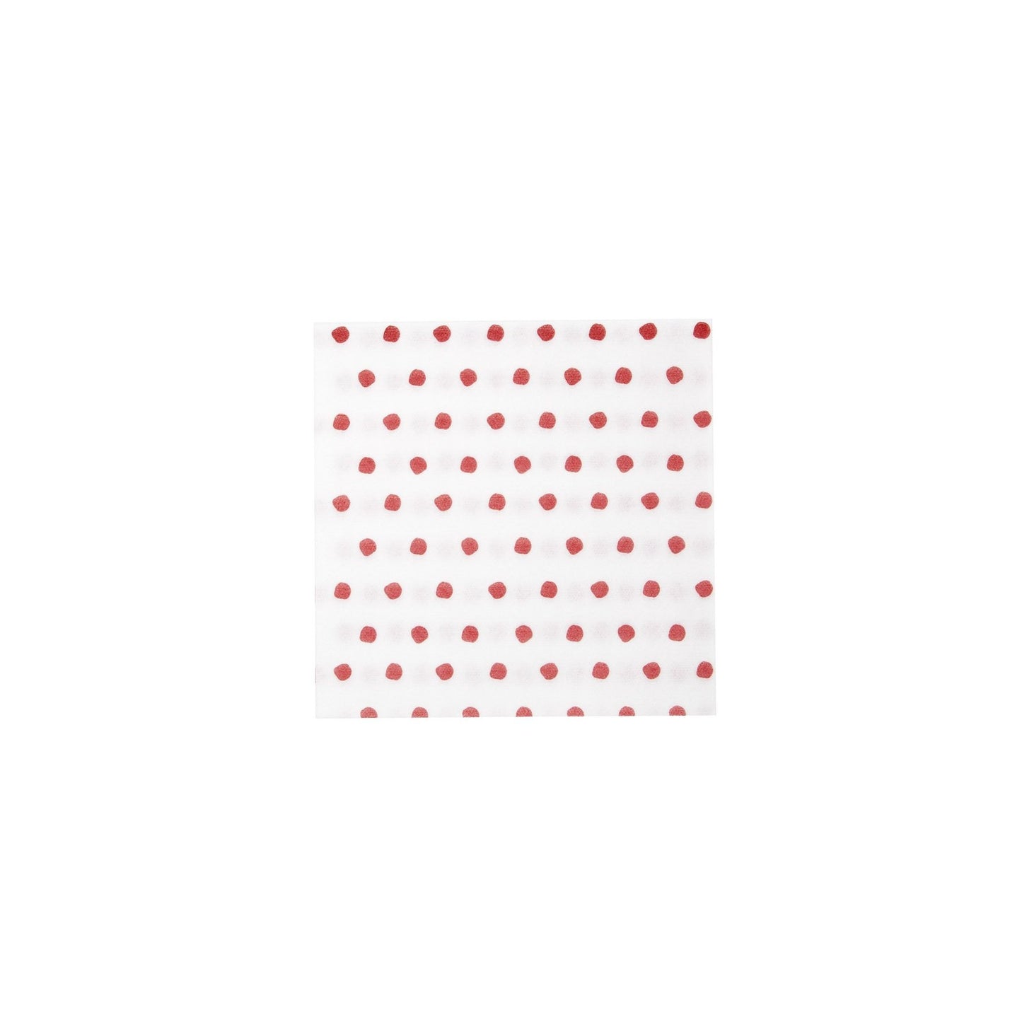 Papersoft Napkins Dot Red Cocktail Napkins (Pack of 20) Home Decor Vietri