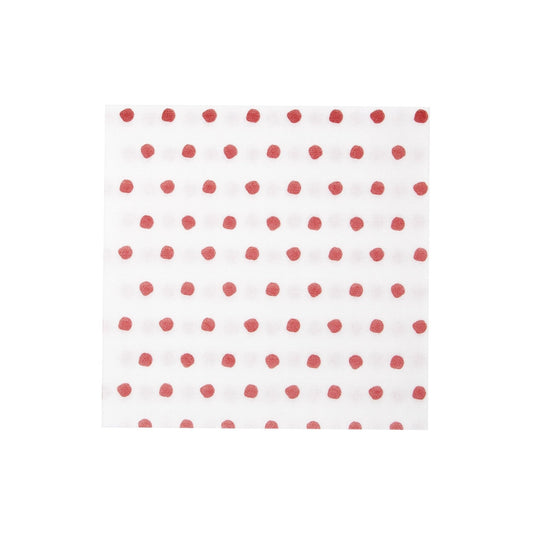 Papersoft Napkins Red Dot Dinner Napkins (Pack of 20) Kitchen + Entertaining Vietri   