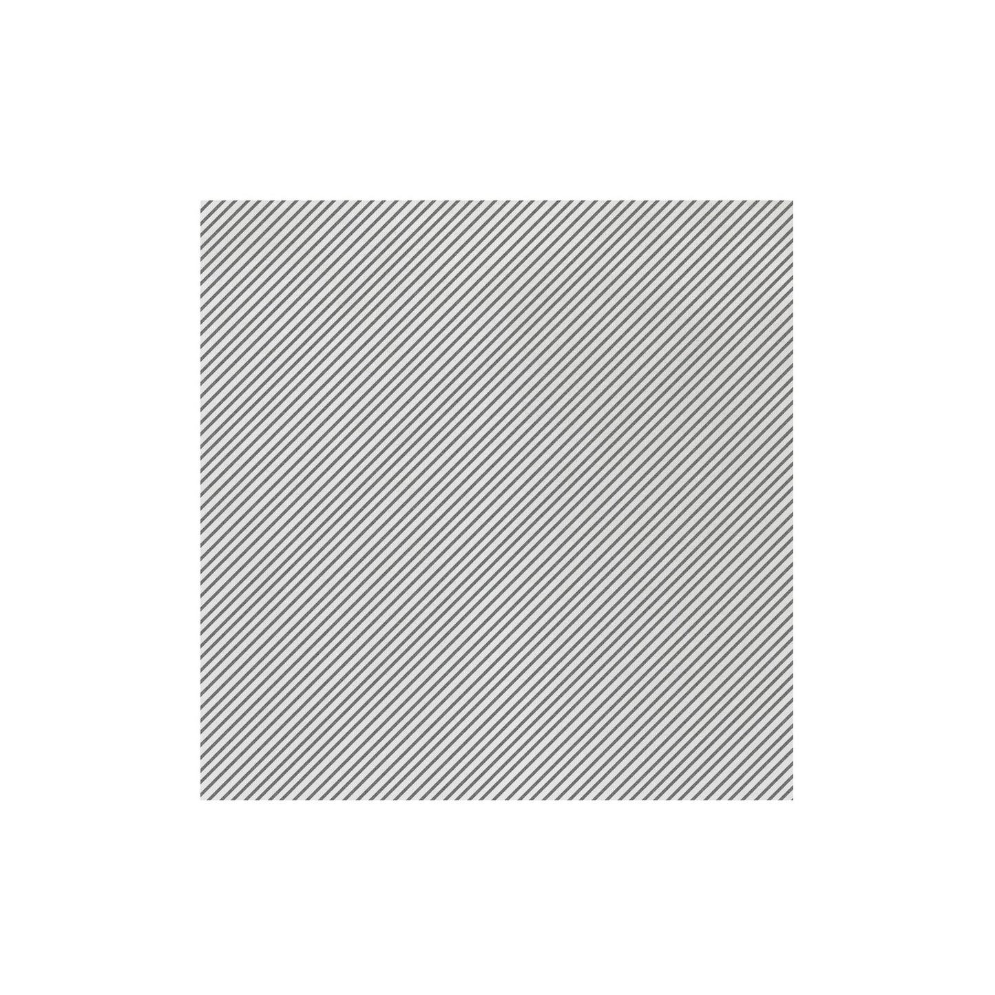 Papersoft Napkins Seersucker Stripe Gray Dinner Napkins (Pack of 20) Home Decor Vietri