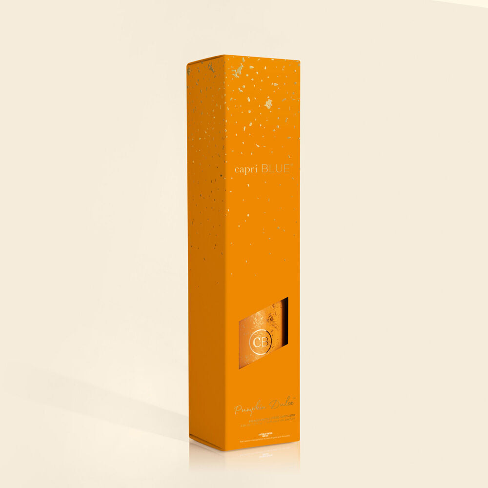 8 fl oz Glimmer Reed Diffuser - Pumpkin Dulce Gifts Capri Blue