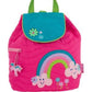 Small Quilted Backpack Kids Backpacks + Bags Stephen Joseph Rainbow  