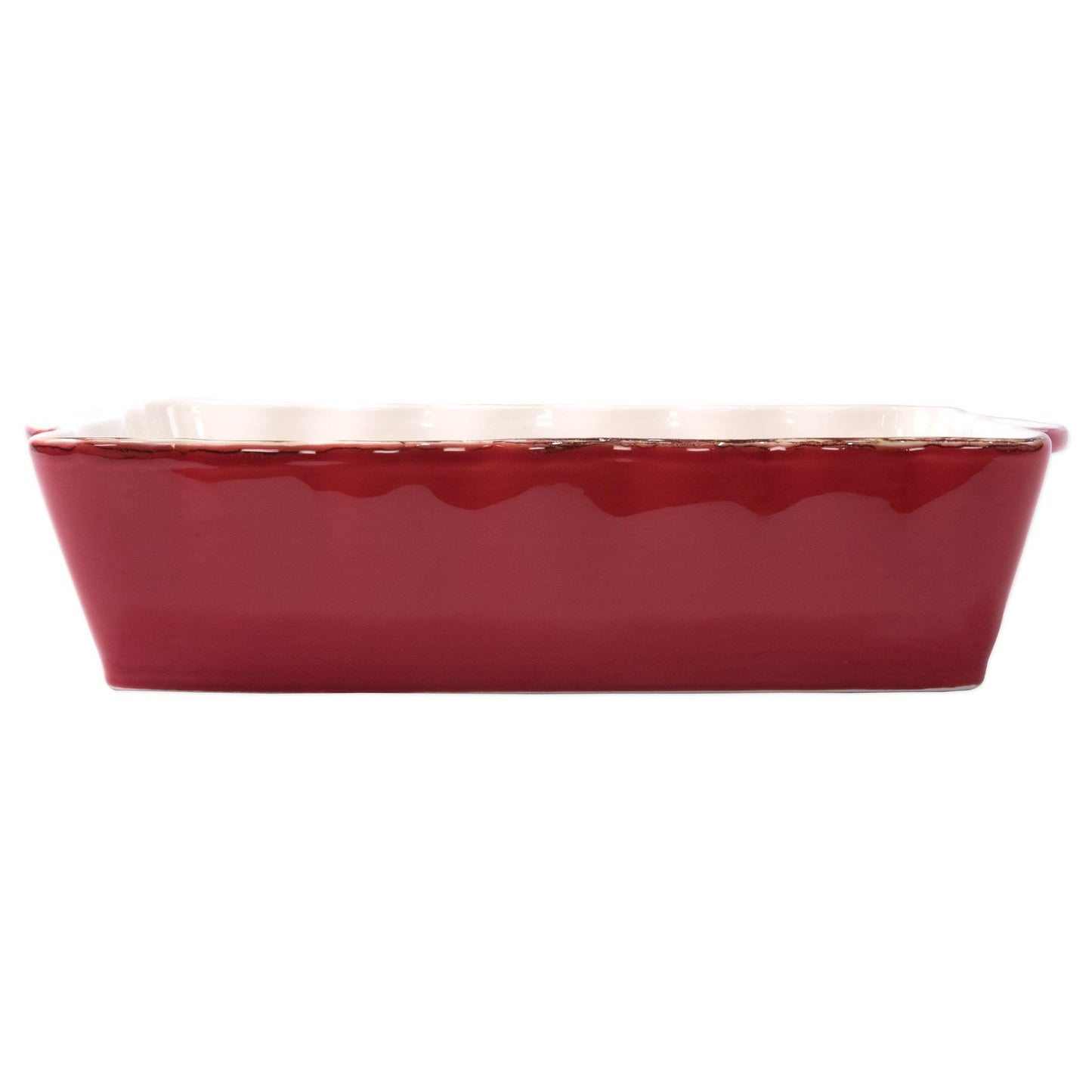 Italian Bakers Red Large Rectangular Baker Home Decor Vietri