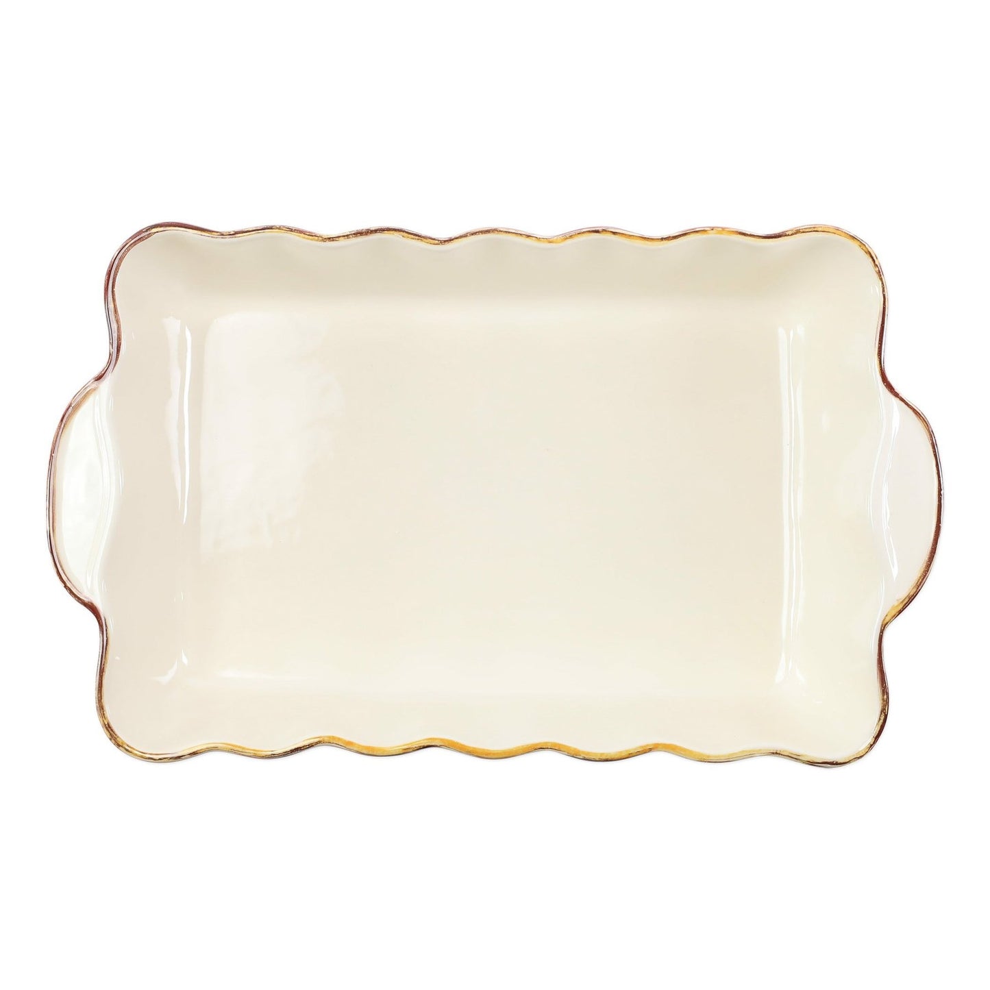 Italian Bakers Red Medium Rectangular Baker Home Decor Vietri