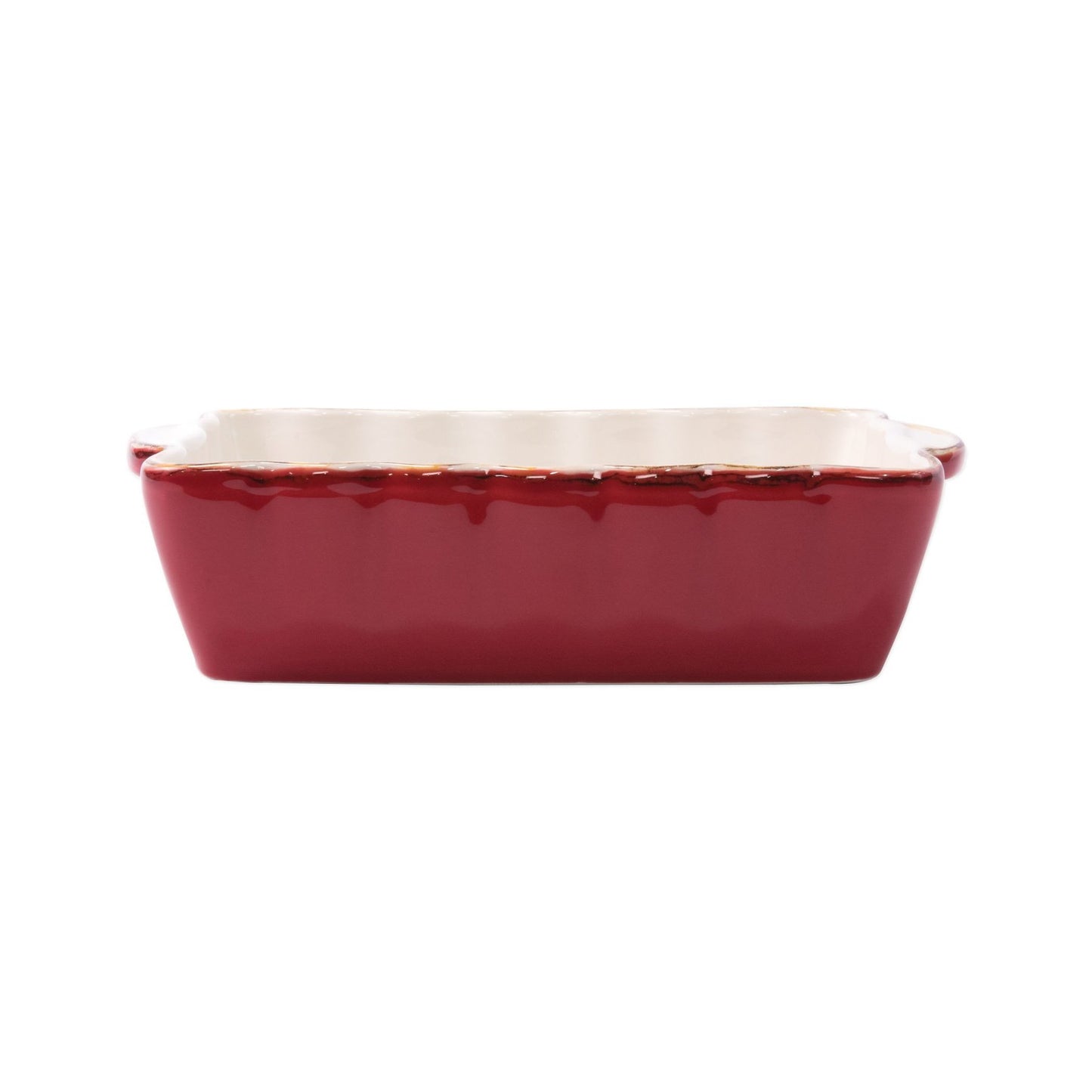 Italian Bakers Red Small Rectangular Baker Home Decor Vietri