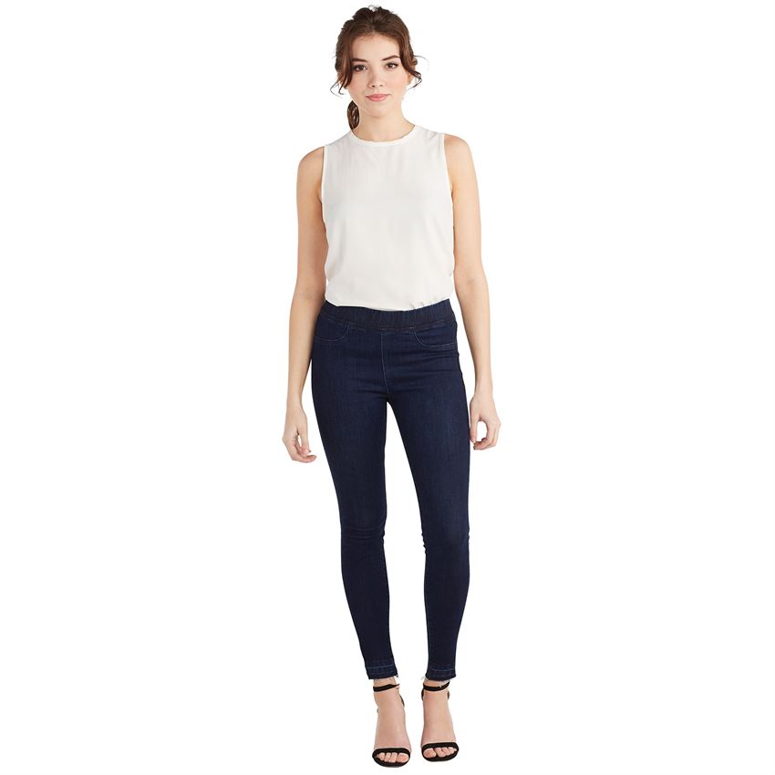 Sarah Denim Legging Women's Clothing Mudpie Dark Denim S