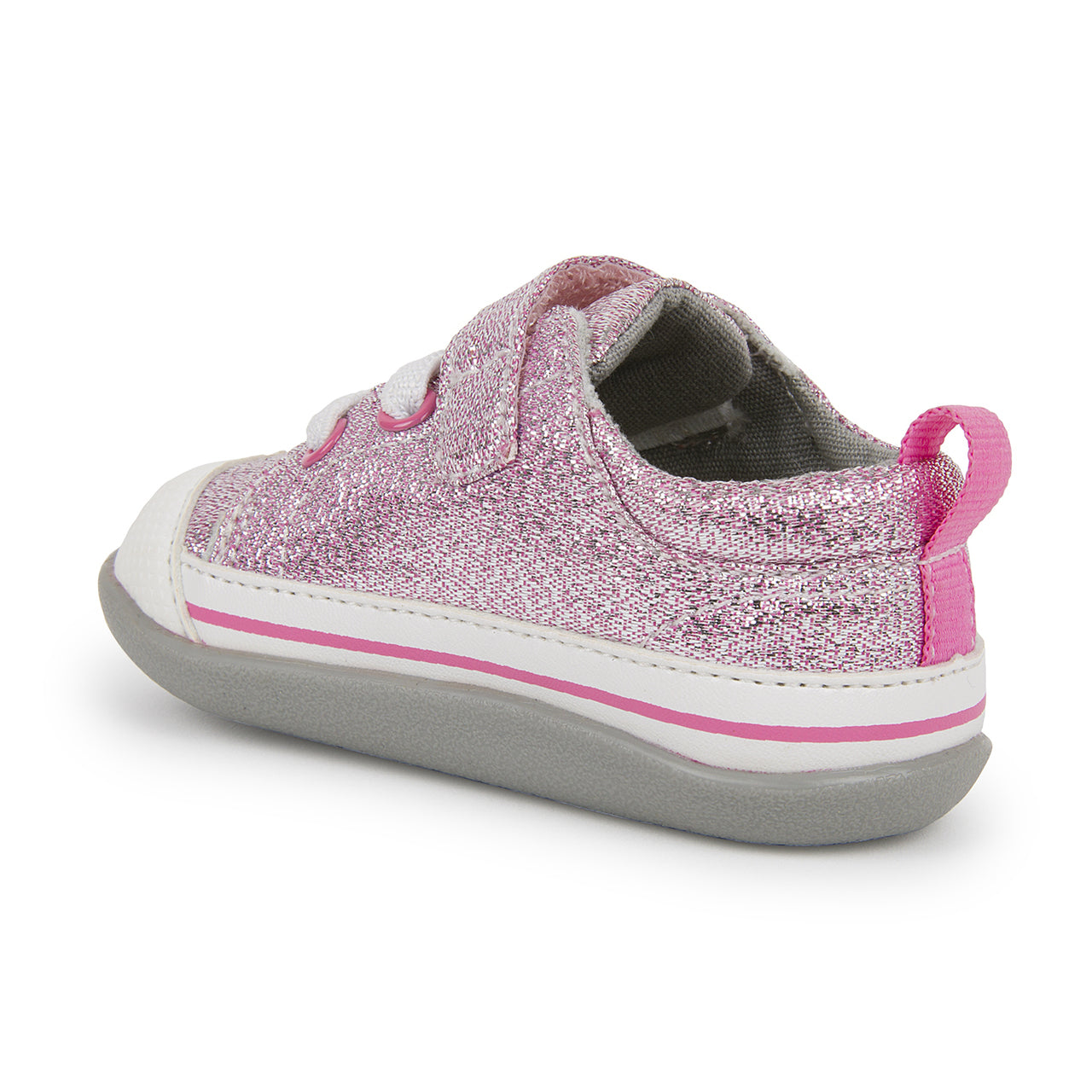 Stevie (Infant) - Pink Glitter Shoes See Kai Run