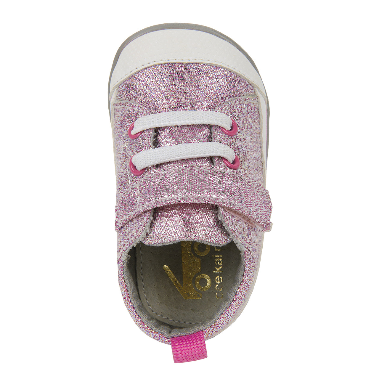 Stevie (Infant) - Pink Glitter Shoes See Kai Run
