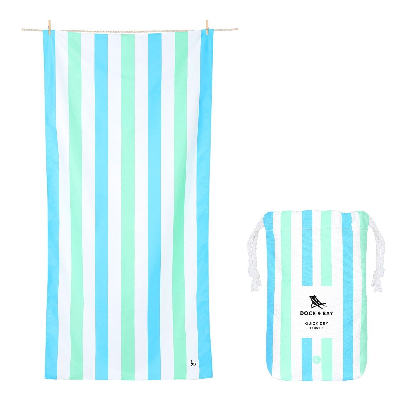 Summer Large Towel - Endless Days Gifts Dock & Bay