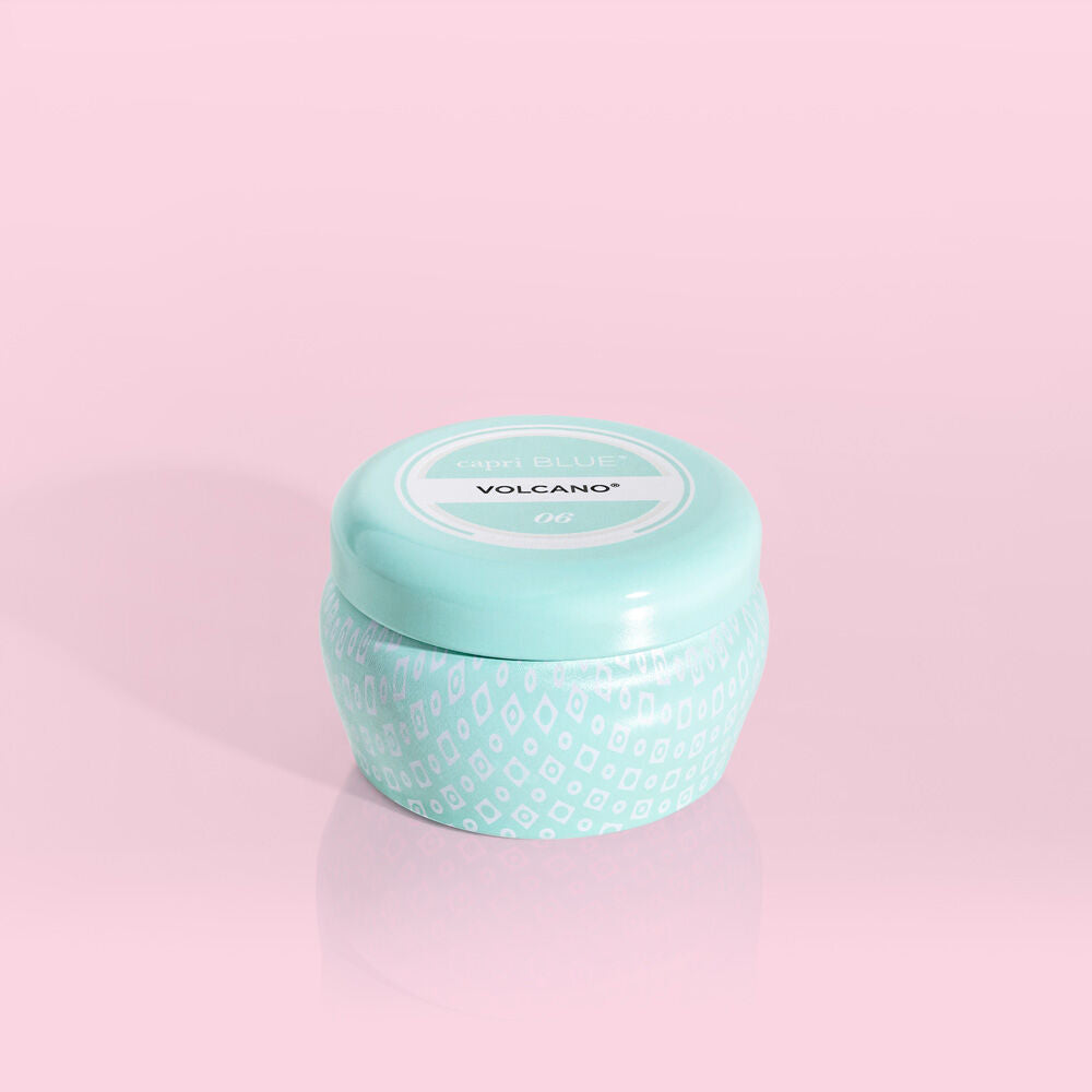 Volcano Signature Aqua Mini Tin Gifts Capri Blue